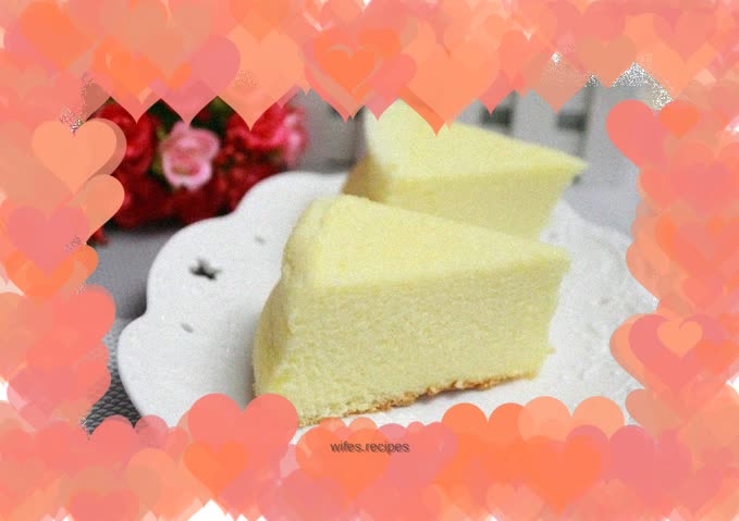 A cake that is more delicate and smooth than chiffon