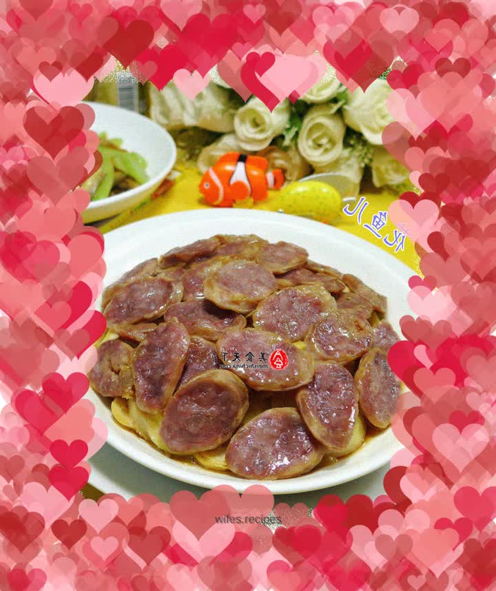 Steamed Bamboo Shoots with Chinese Sausage