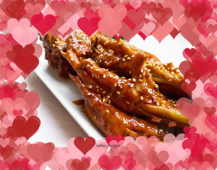 Roasted Chicken Neck and Chicken Feet with Secret Sauce