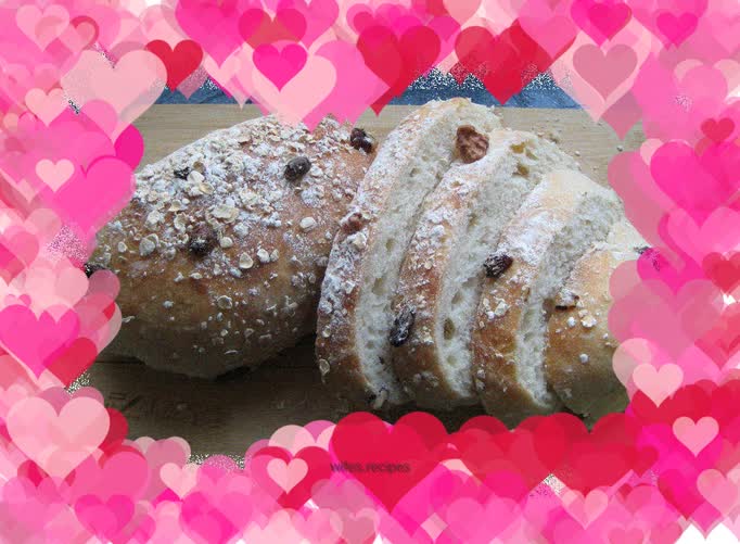 Oatmeal soup bread (noodle soup version)