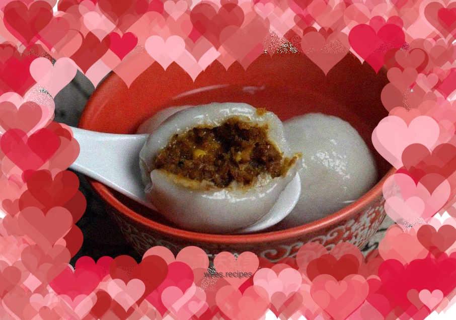 Yam and Cheese Rice Balls