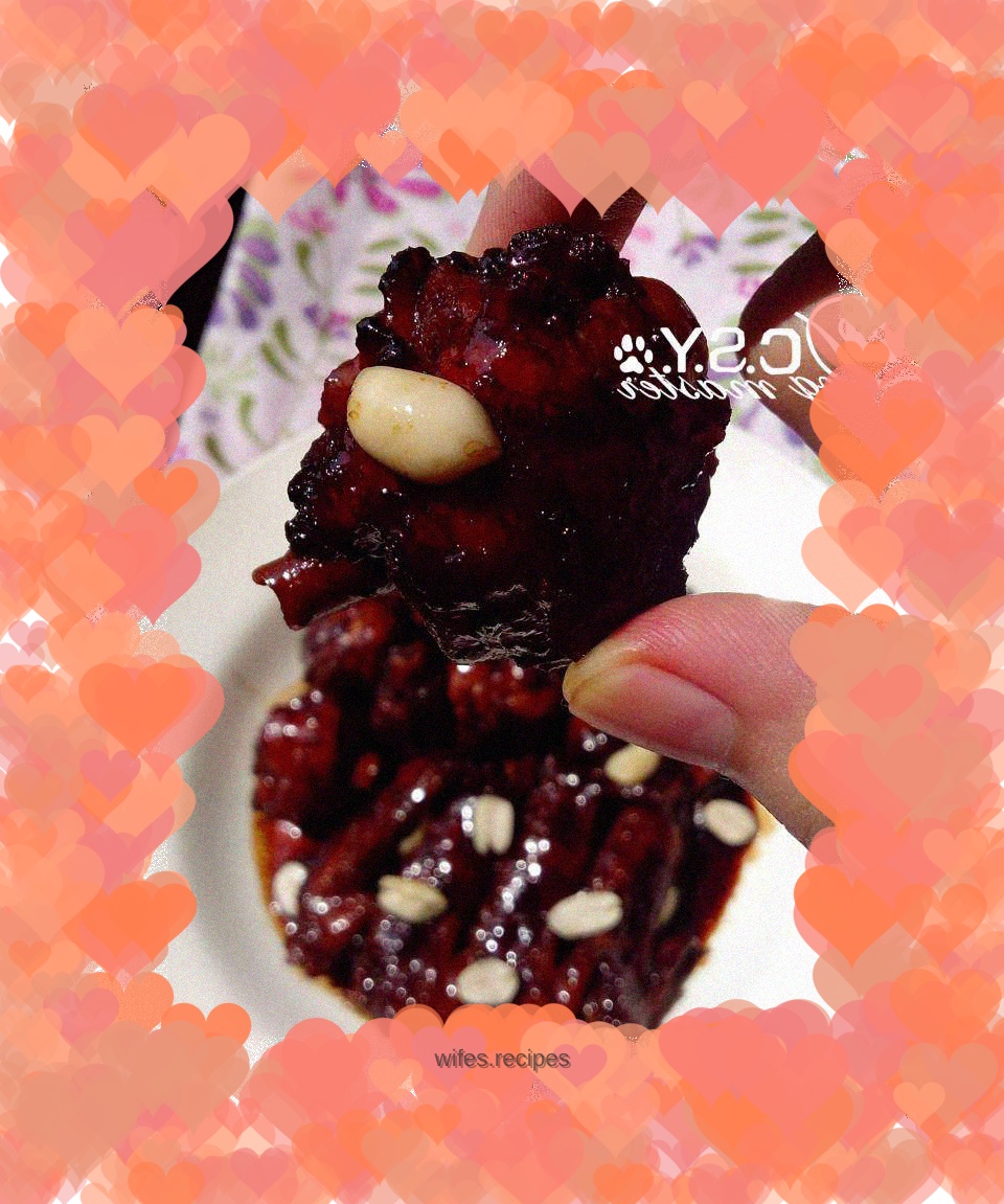 [Attractive braised color] Braised sweet and sour chicken wings