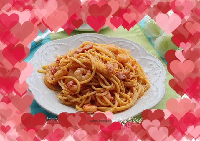 Bacon and Shrimp Pasta