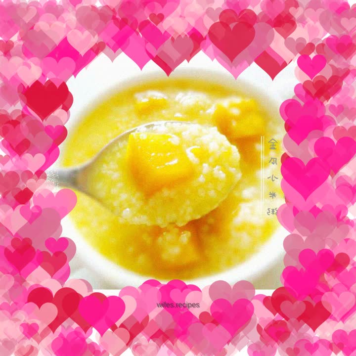 Pumpkin and millet porridge