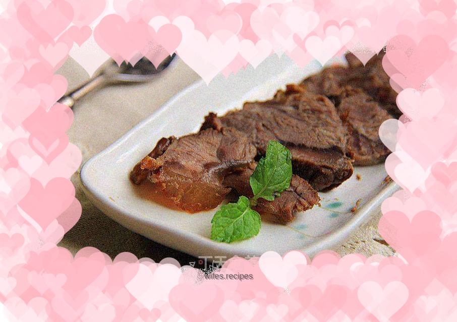 Exclusive secret braised sauce-----Beef Tendon with Sauce Flavor