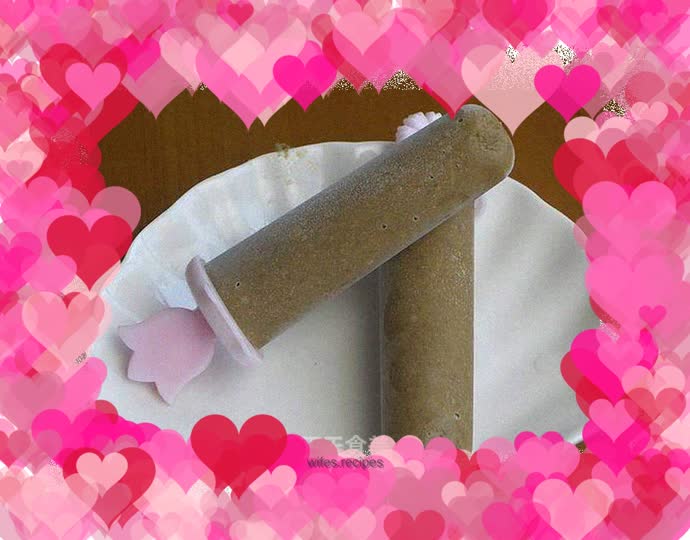 Brown Sugar Mung Bean Smoothie Popsicle