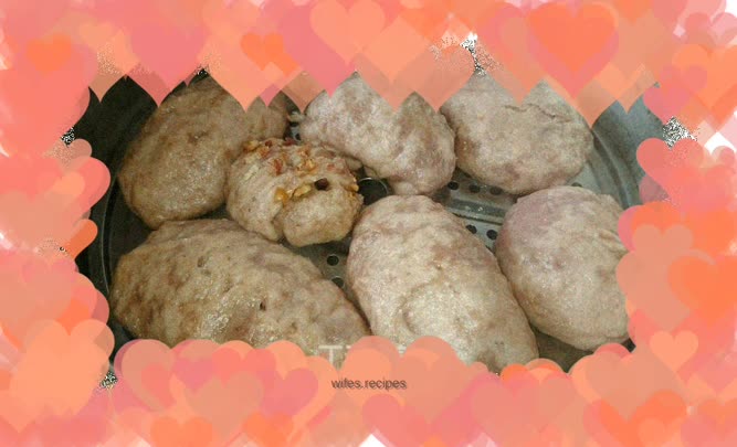 Homemade steamed buns