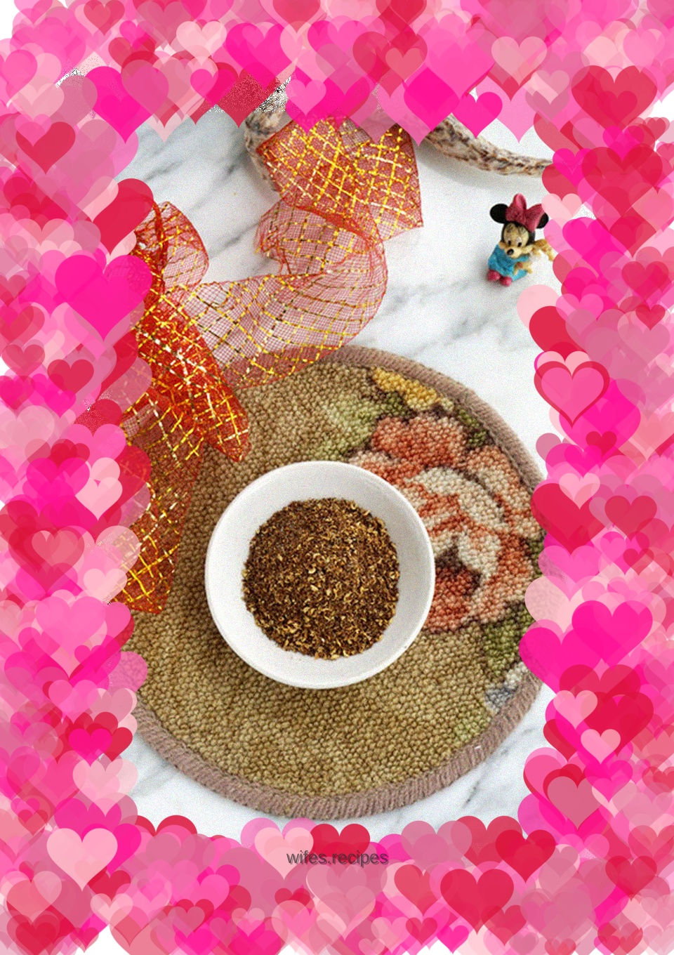 Homemade salt and pepper