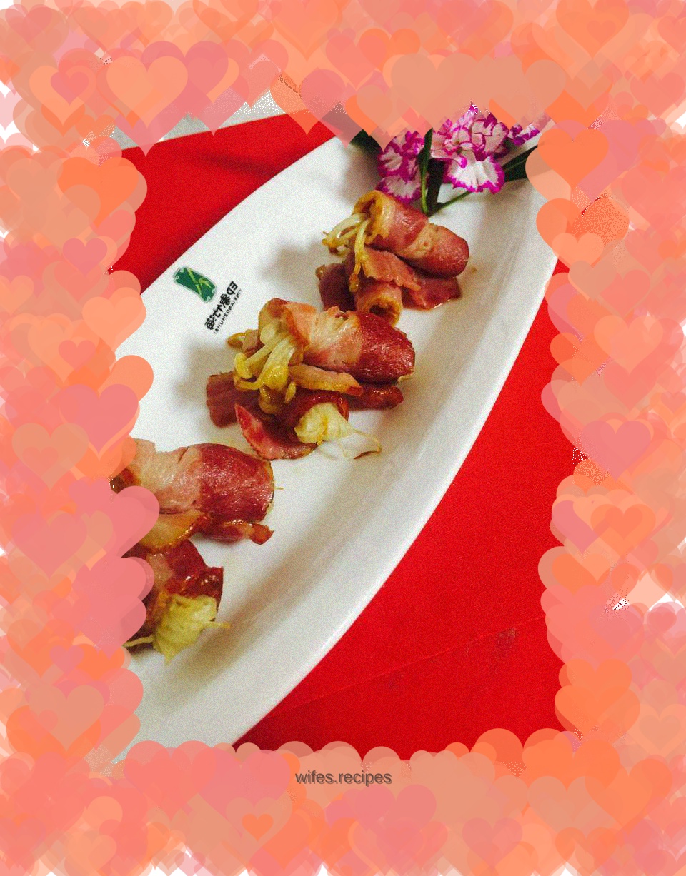 Bacon and Golden Needle Rolls