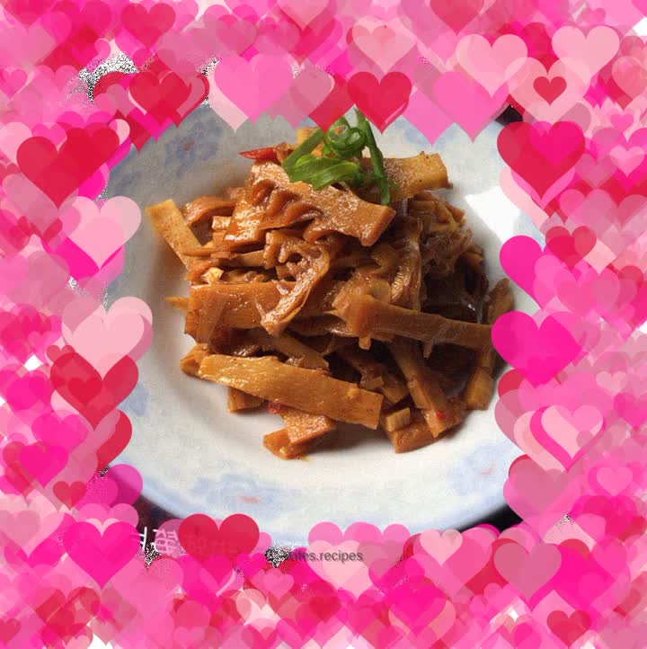 Sweet and spicy bamboo shoots