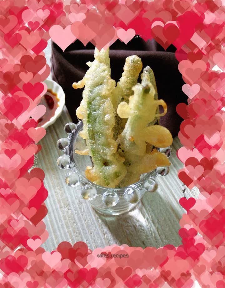 Crispy fried okra - eat okra in a different way