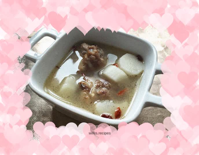 Yam Pork Ribs Soup
