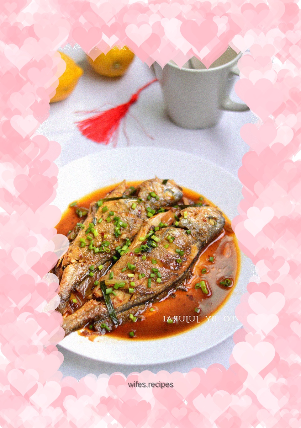 Braised small yellow croaker in soy sauce