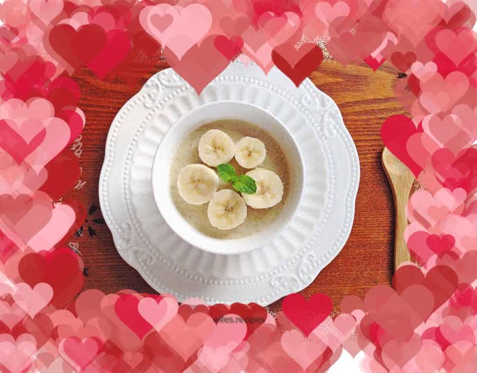 Banana stewed eggs