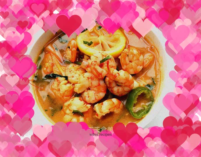 Thai Lemon Spicy Shrimp