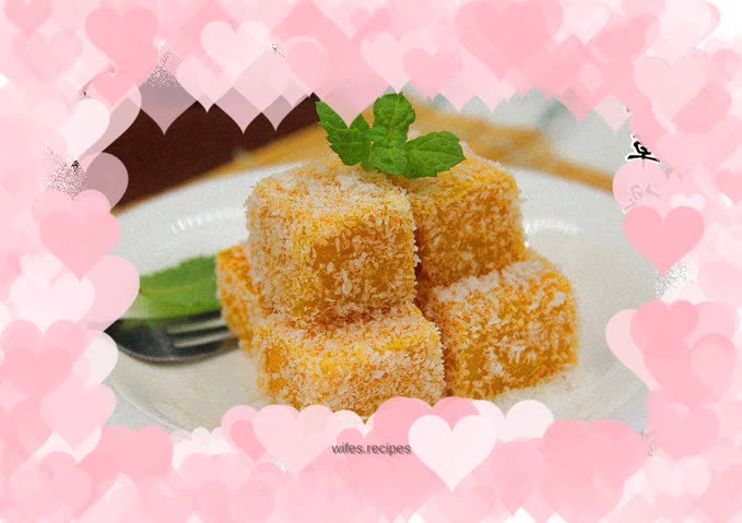 Coconut milk pumpkin cake