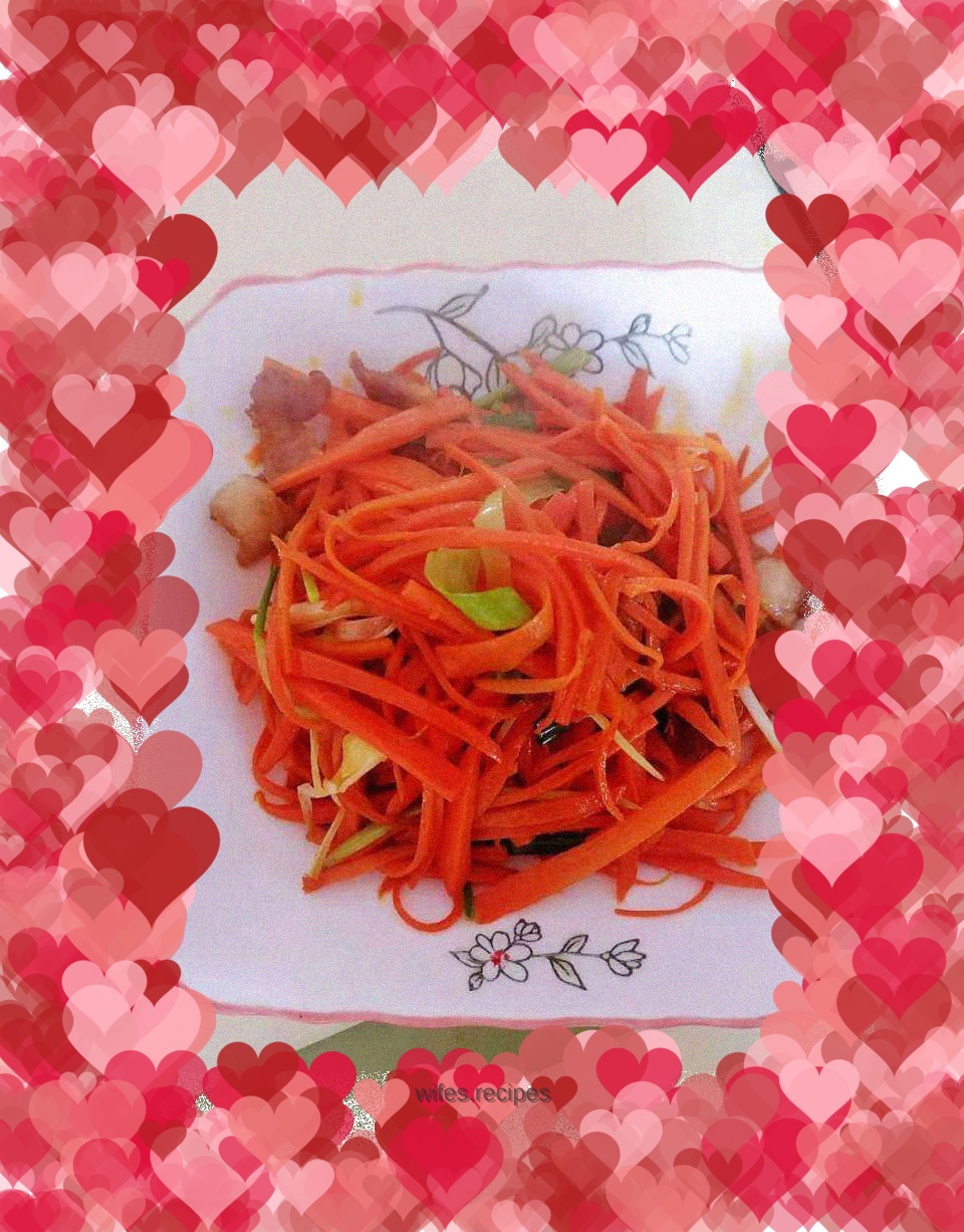 Fried carrots