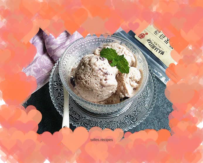 Blueberry Jam Ice Cream