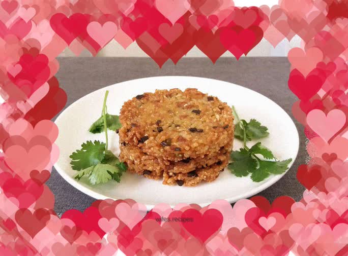 Leftover rice pancakes