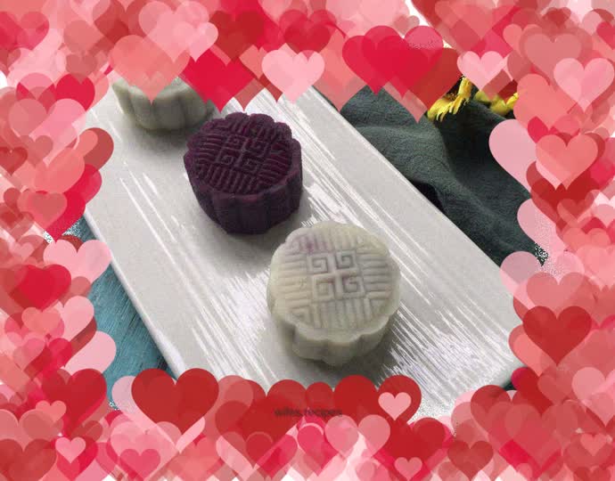 Purple Sweet Potato Snowskin Mooncake