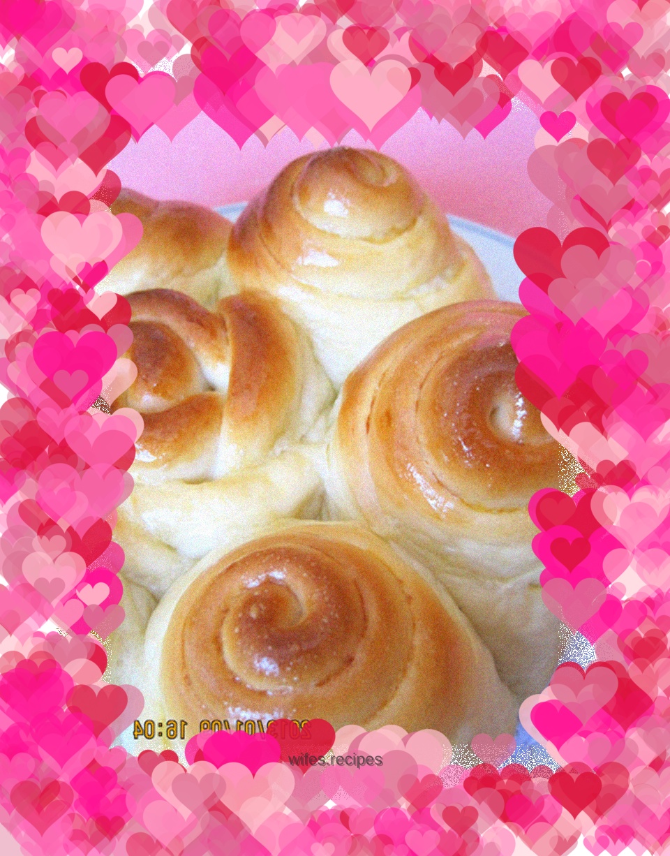 Flowers are blooming and bread is blooming