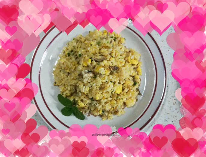 Crab Meal and Egg Fried Rice