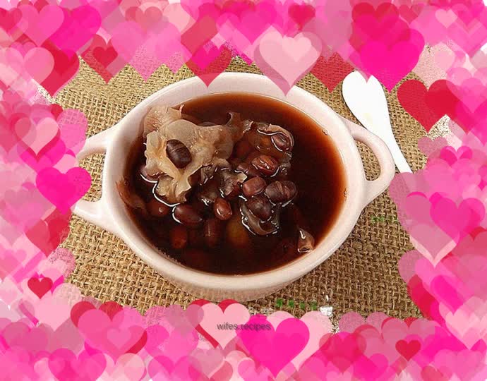 Tremella and red bean syrup