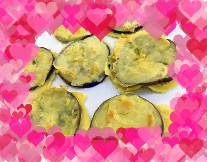 Baby Eggplant Egg Pancake