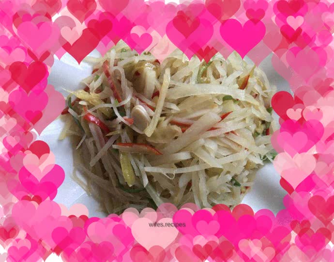 Hot and sour potato shreds