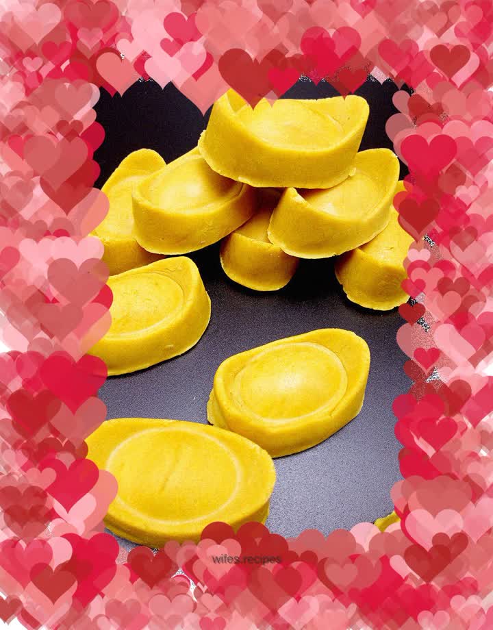 Pumpkin glutinous rice gold ingot