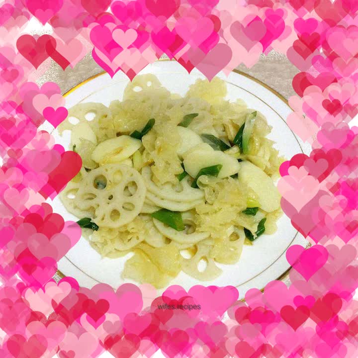 Autumn Nourishing Lung Stir-fried Three Whites