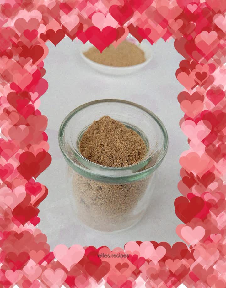 Homemade salt and pepper