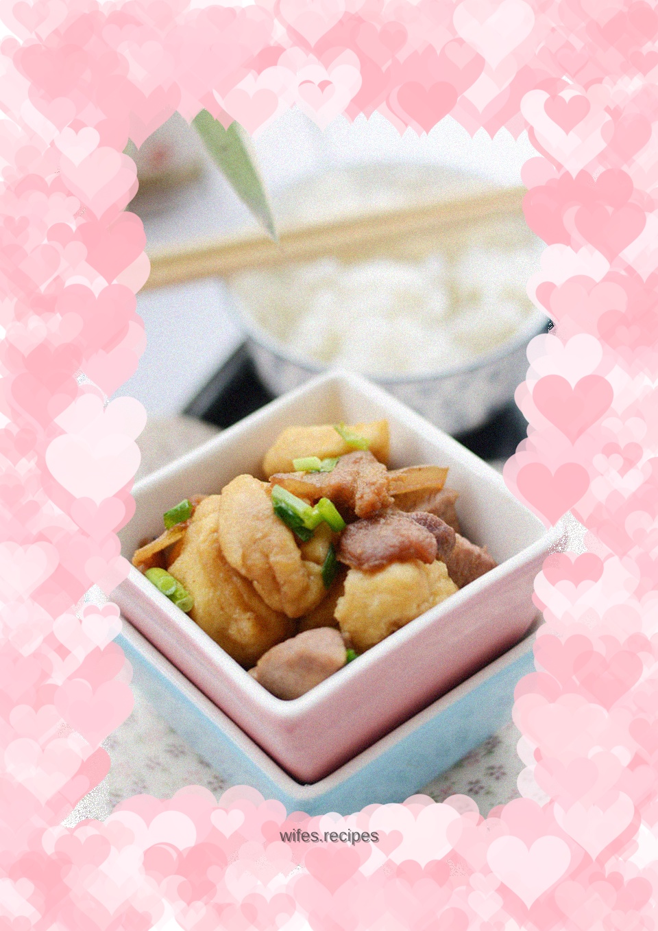 The transformation of fried tofu---fried pork slices with dried tofu