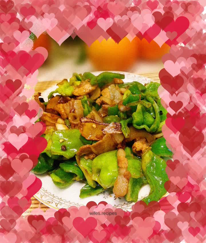Stir-fried pork with pepper
