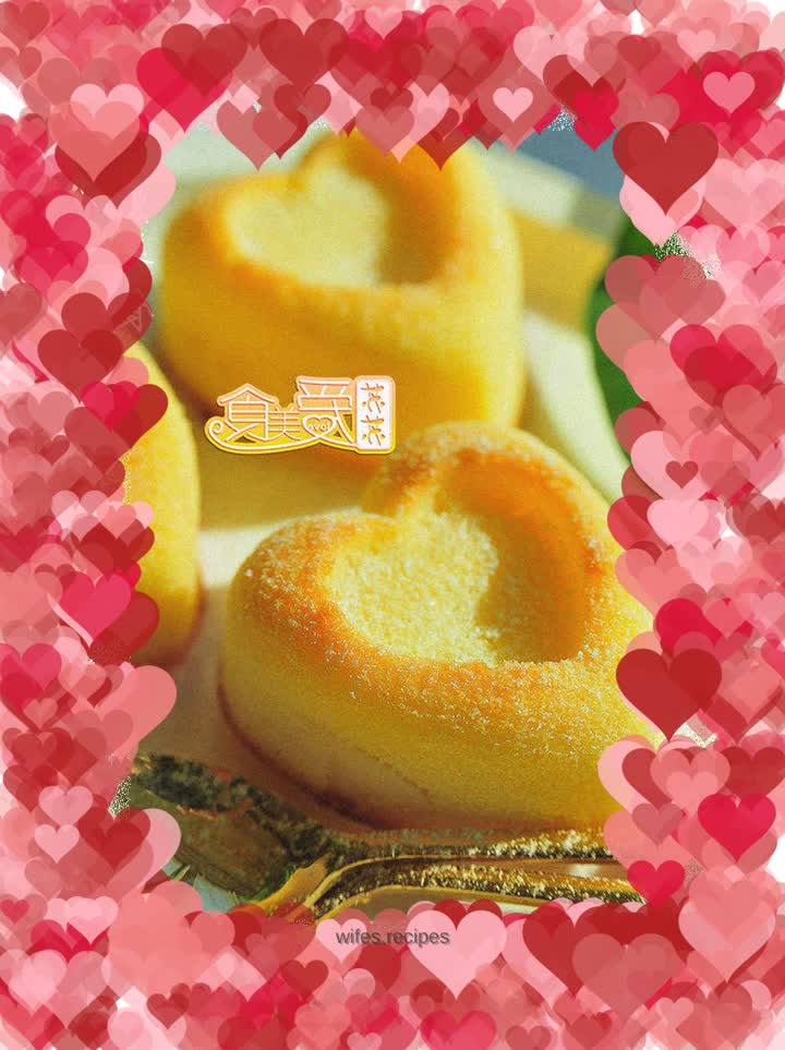 Make super delicious cakes without any failure [Beautiful heart-shaped gold brick cake]