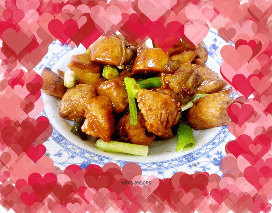 Sauce-flavored three-cup chicken