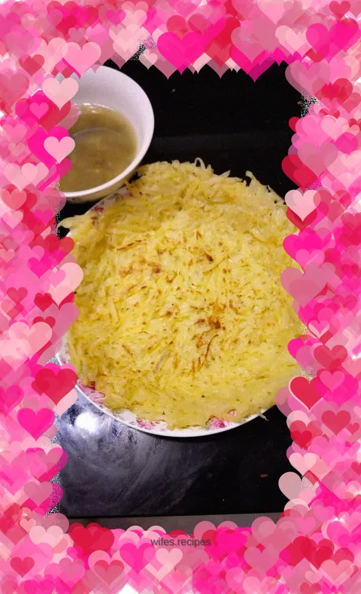 Potato shredded cake