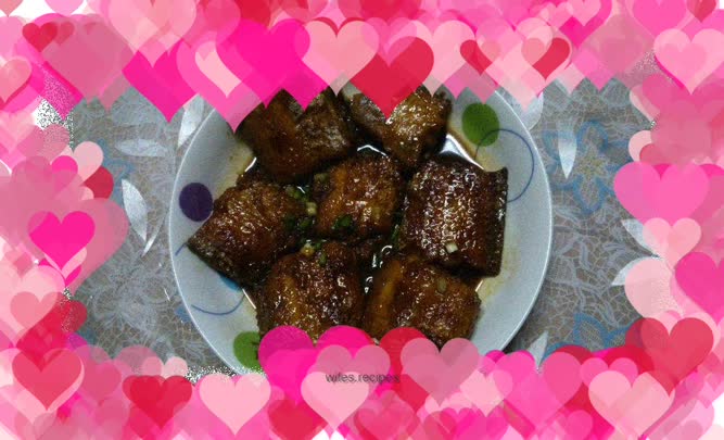 Braised hairtail fish