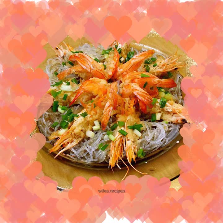 Steamed Shrimp with Garlic Sauce