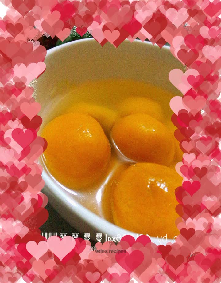 Pumpkin Bean Paste Rice Balls