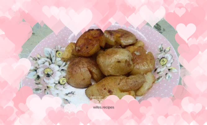 Pan-fried baby potatoes