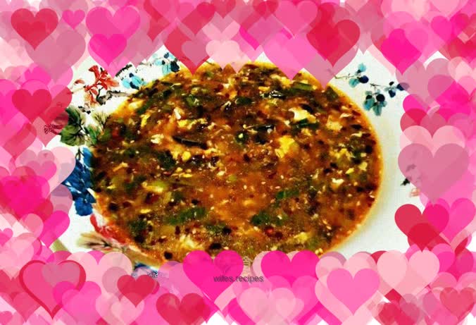 Homemade hot and sour soup