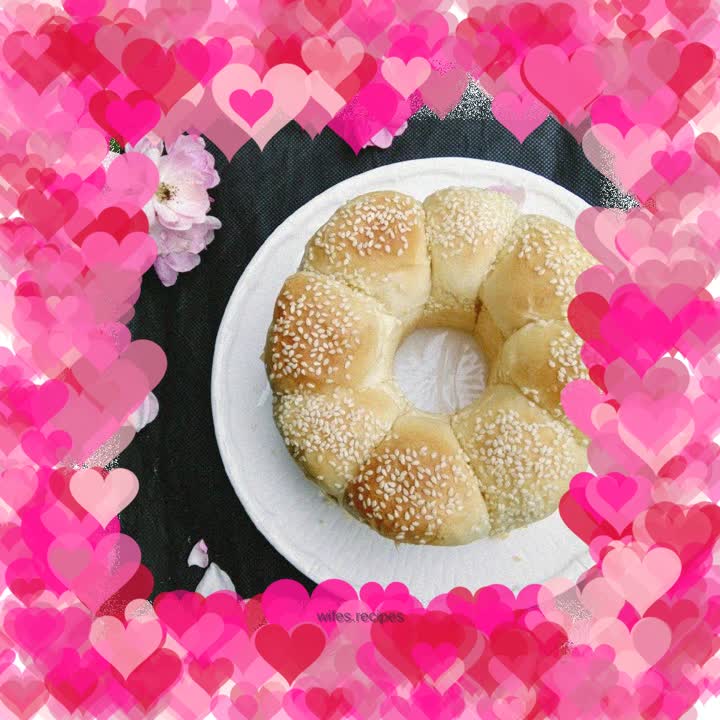 Milk sesame bread