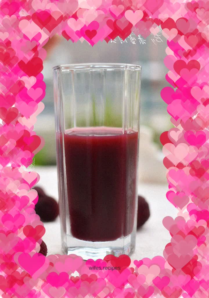 Summer drink—bayberry juice