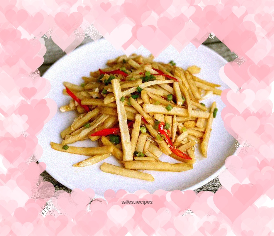 Homemade crispy fried lotus root