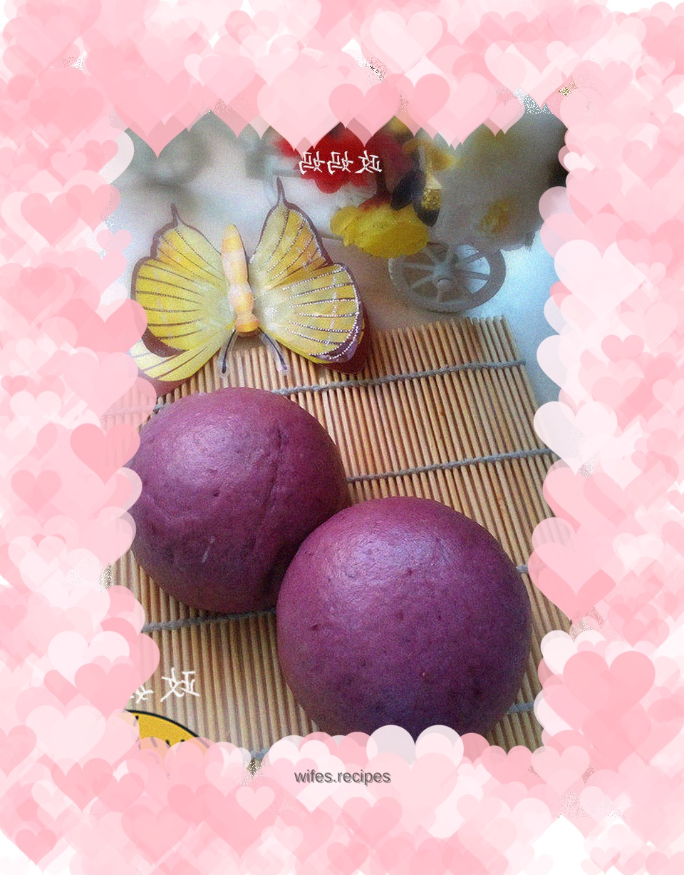 【Shandong】Purple sweet potato steamed buns
