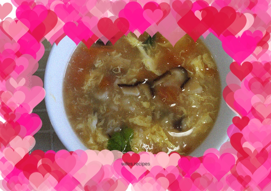 Quick breakfast - homemade pimple soup