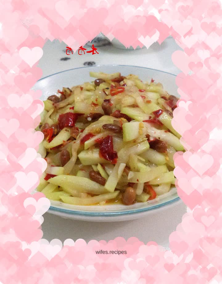 Natto watermelon shreds