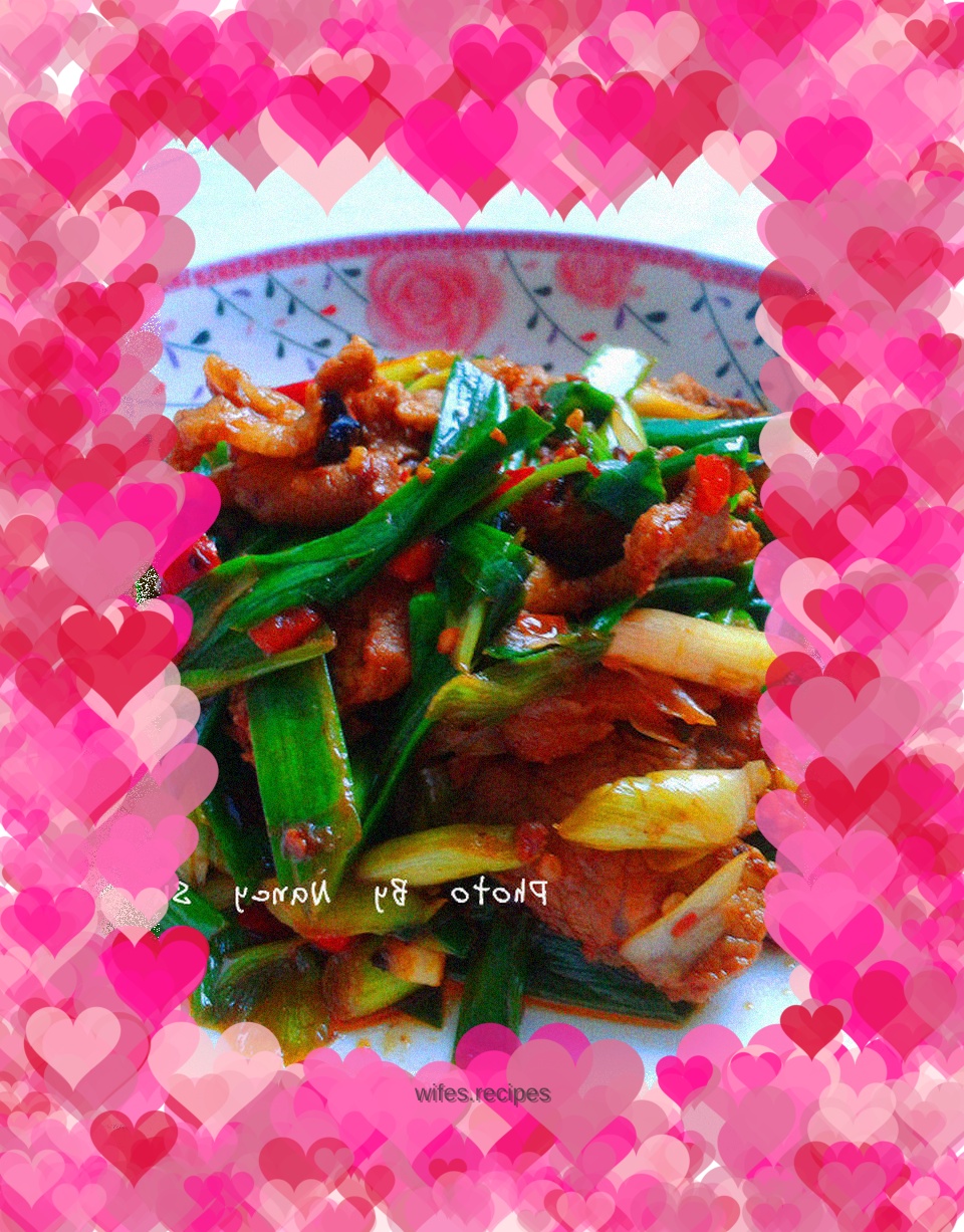 Pan-fried pork with salt