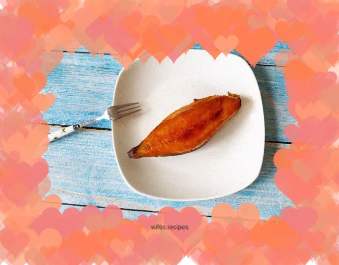 Roasted sweet potatoes